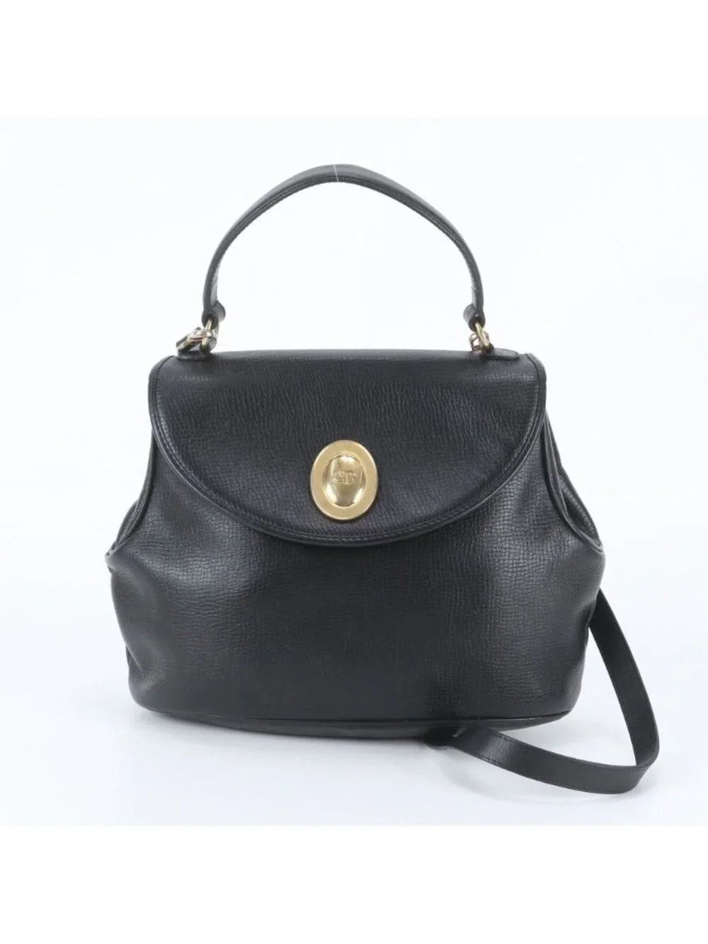 Dior Vintage Leather 2-Way Shoulder Bag Crossbody Hand